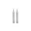 2 Pc  Sm Champagne Taper Flameless Candle-204899343