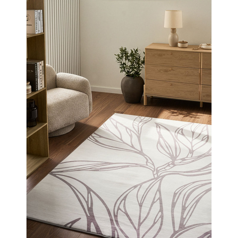 Floral Area Rug, Rectangle 160 x 230 cm
