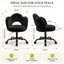 Tabouret de coiffeuse avec dossier en fourrure et pieds dorés-772444591