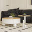 Table basse moderne avec rangement minimaliste