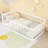 Twin Wooden Floor Platform Bed-377122075