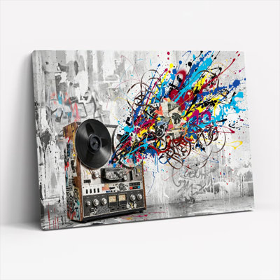 «Gallery Wrap», art mural sur toile pour le salon, la chambre à coucher, le bureau ou le vestibule - décoration murale décorative avec art musical