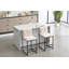 Tabouret de bar rembourré en lin Zavier-181139403