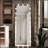 Wall Standing Full Length Mirror With LED Bults, Touch Control, And 3 Color Lights For Dressing And Vanity-1603116537
