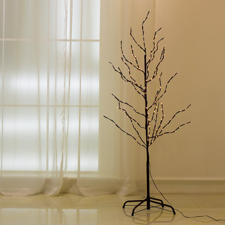 The Holiday Aisle Light Branch Floor Tree, Black