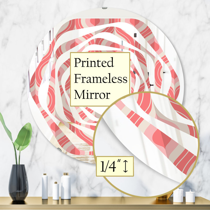 Miroir mural Drop Design I Whirl, H 31,5 po x l po