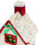 Décoration de Noël 11 po blanc et rouge bonbon à la menthe poivrée