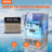 VEVOR 130 lb. Daily Production Cube Clear Ice Freestanding Ice Maker