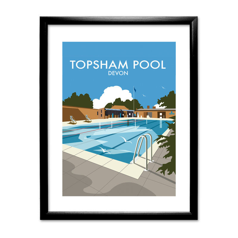Dave Thompson - Single Picture Frame Print on Canvas, Black
