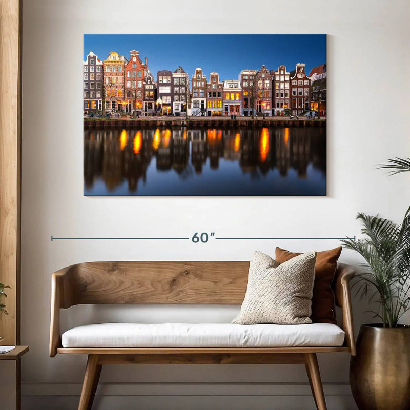 Sirci Amsterdam Canal Waterfront, H 32 po x l 48 po