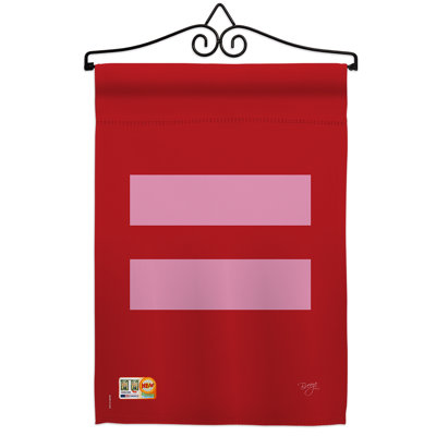Ensemble de drapeau décoratif en polyester à 2 faces equality impressions
