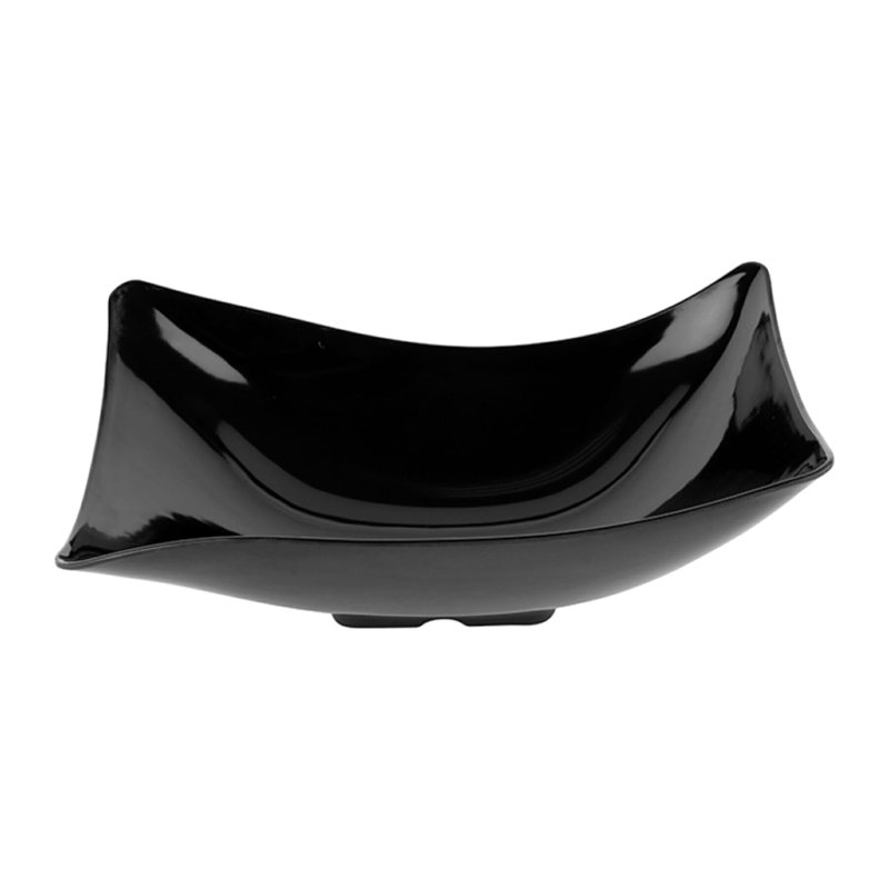 ML-220-W - 4 pintes (Jante pleine 4 pte), bol évasé 10,5 po x 16,25 po, profondeur 6 po, Noir, noir, noir, noir