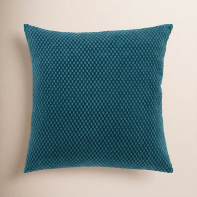 Zoya Textured Cotton Throw Pillow