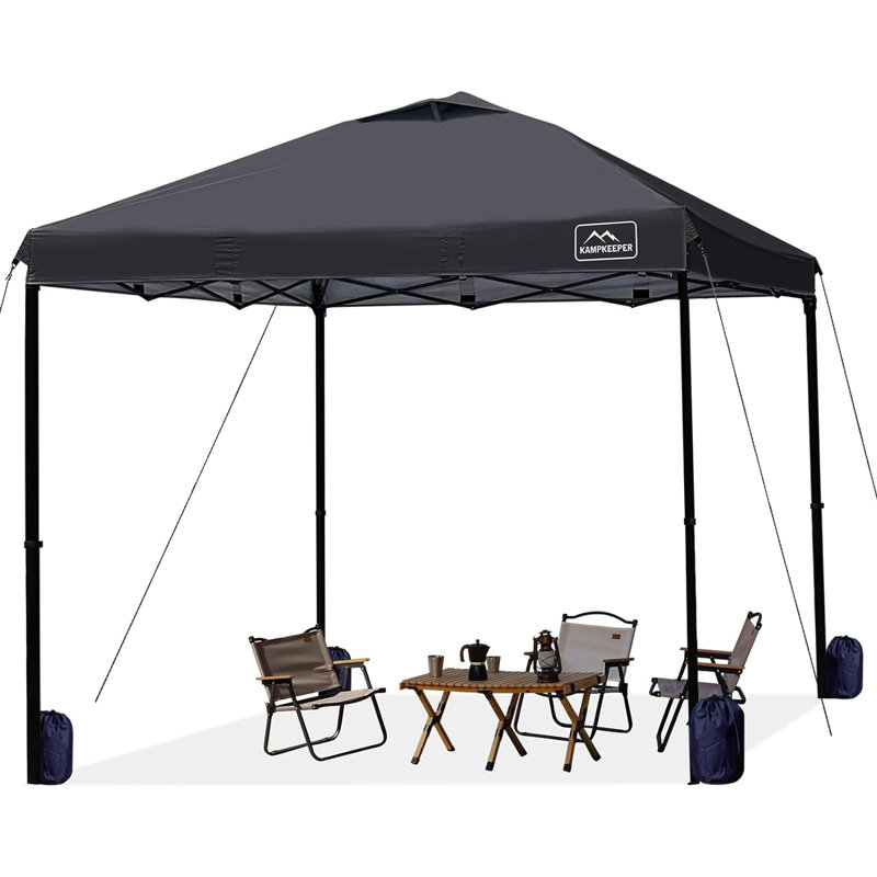 Tente pop up commerciale pour 12 personnes, Noir
