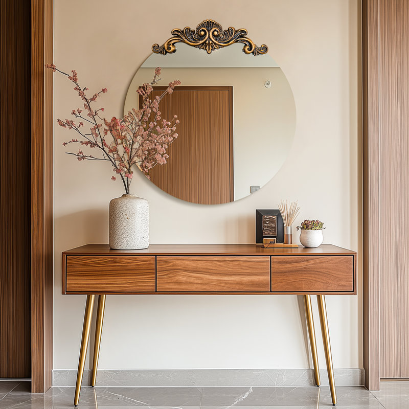 Sien Oval Wall Mirror, 84cm x 80cm