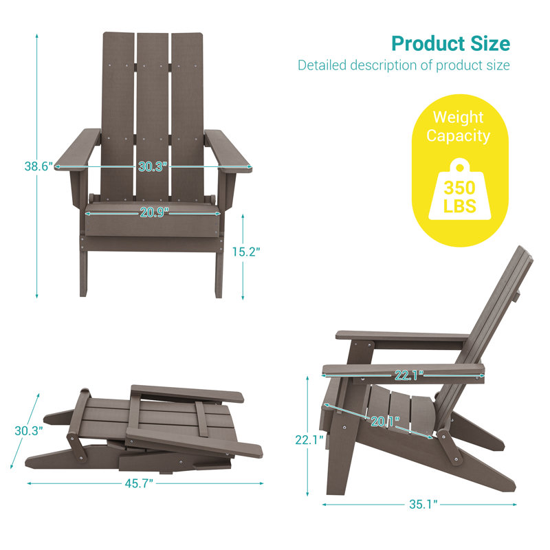 Fairlough Foldable Adirondack Chair