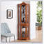 Armoire vitrée pour rangement en coin,-967910096