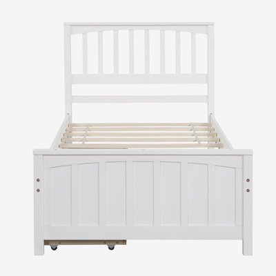 Lit plateforme simple avec rangement Casimiro