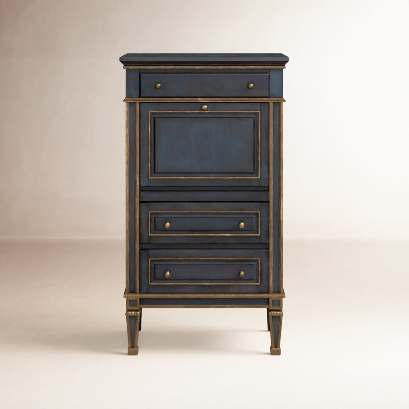 Chubbuck Armoire Desk, Blue