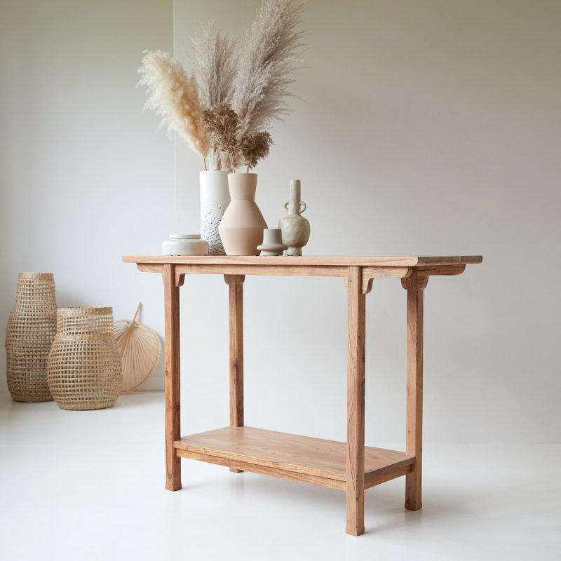 Elie 120cm Solid Wood Console Table