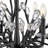 Eve 6 - Light Steel Dimmable Empire Chandelier