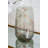 Decorative Glass Vase With Smoked Gray And Brown Design-144226395