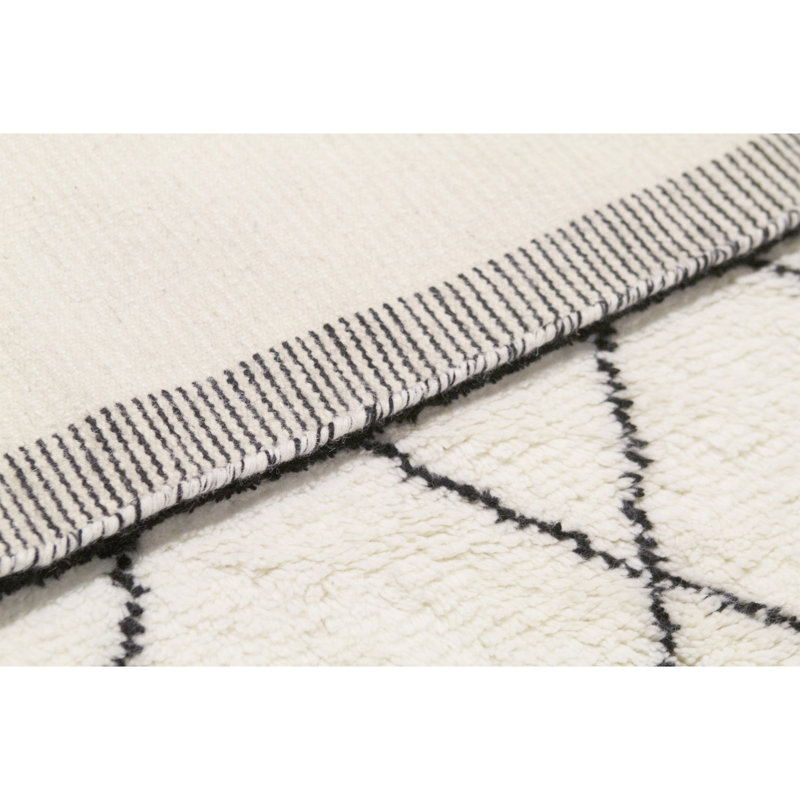 Moroccan Wool Geometric Area Rug, Rectangle 12' x 15'