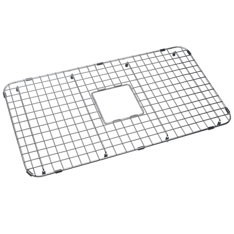26.89-in x 14.84-in Center Drain Heavy-Duty Stainless Steel Sink Grid