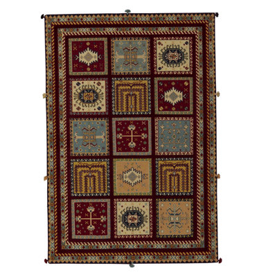 Sultanabad Wool Patchwork Area Rug