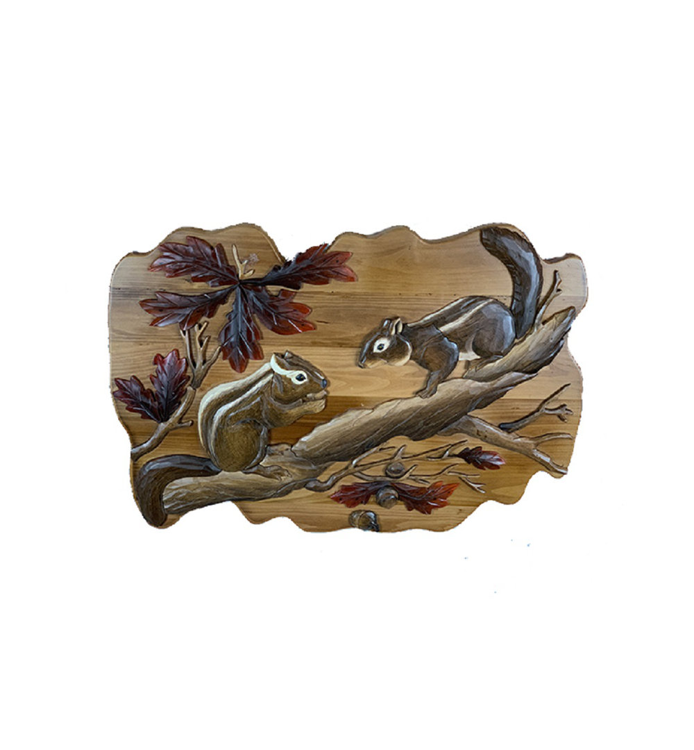 Handmade Rustic Landscape & Nature Wall Decor on Wood Millwood Pines