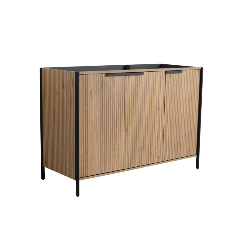Armoire de salle de bain autoportante 48 po sans lavabo