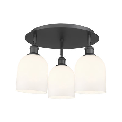Odaniel Glass Semi Flush Mount