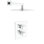 Abruzzo Thermostatic Volume Control Shower Head with 8-Inch 1.8 GPM Rain Shower Head, Valve Included