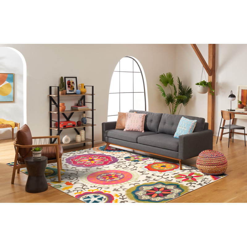 Salma Floral Area Rug, Rectangle 274 x 366cm