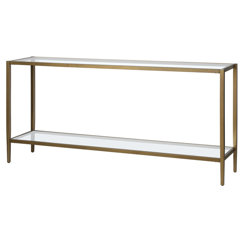 Hera Console Table, Brass, 76.2cm H x 162.6cm W x 35.6cm D