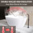55'' x 30'' Freestanding Soaking  Bathtub Stand Alone Acrylic Tub with Center Drain-93390111
