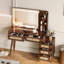 Coiffeuse 47 "avec miroir et lumières
