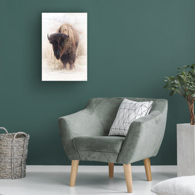 "Debout Buffalo II" par David Drost, reproduction sur toile