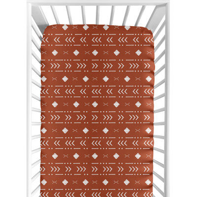 Drap-housse pour lit de bébé Boho Tribal