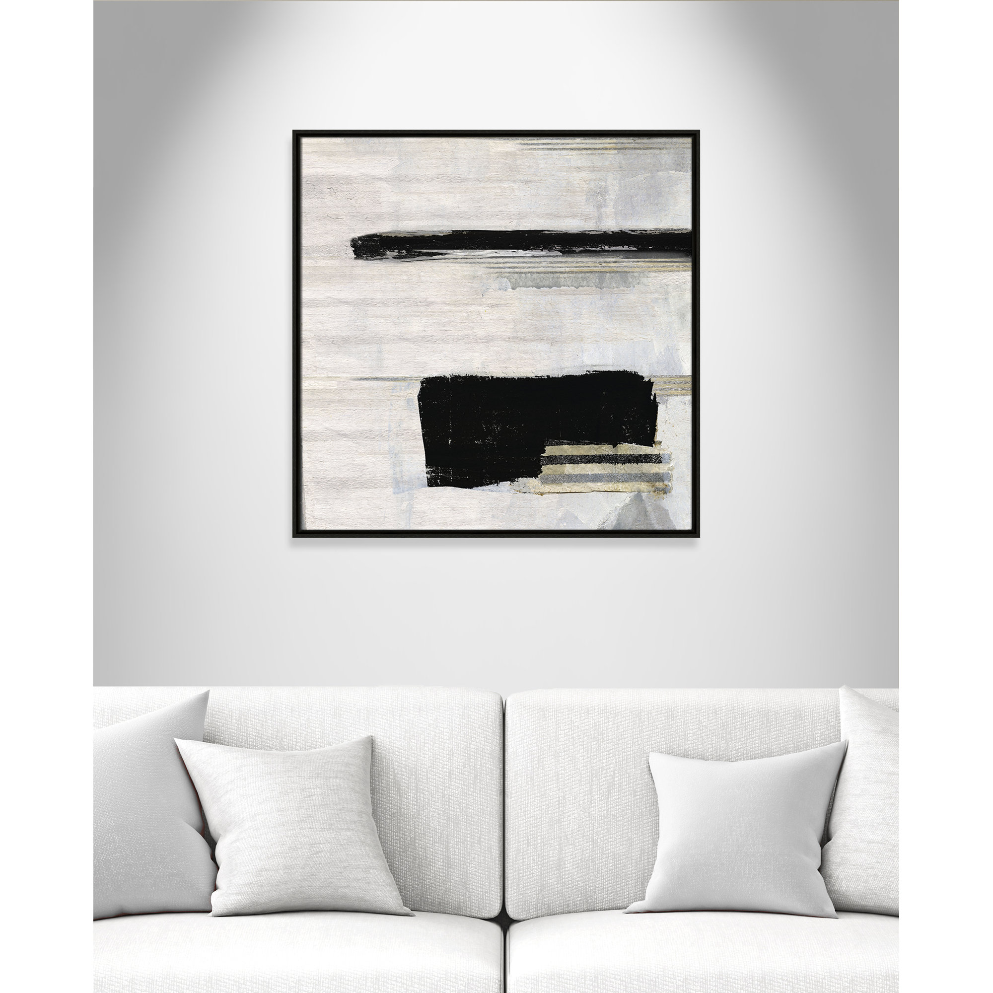 La Bande II Print by Sally Swatland, Espresso, 31.5" H x 31.5" W