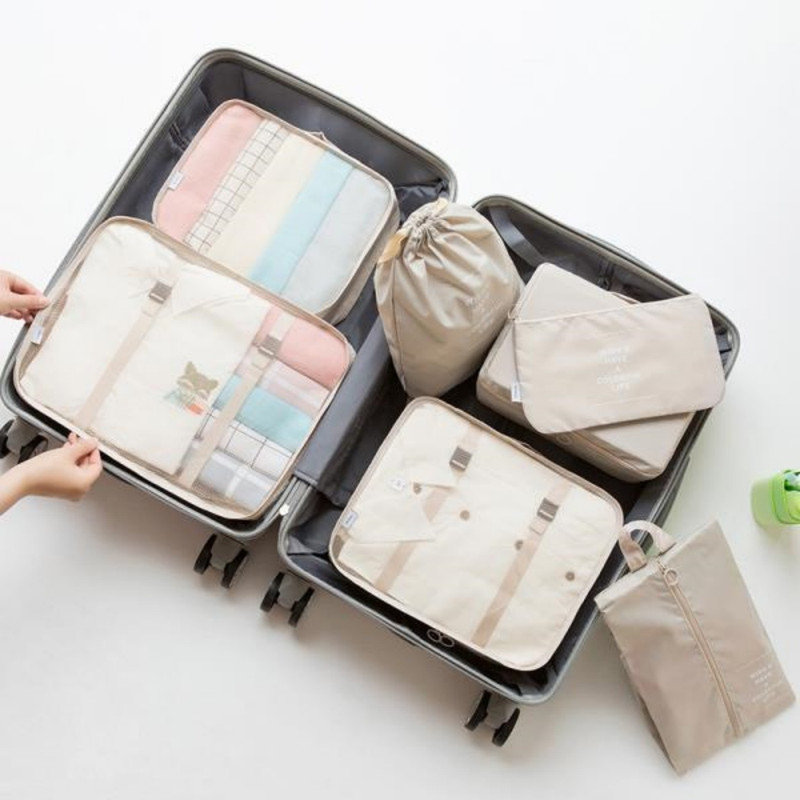 Packing Cubes 8 PCS, Mesh Breathable Luggage Organizers Bags, Packing Organizers, Durable Travel Essentials Bags Set, Travel Packing Organizers, Cosmetic bag, Blue