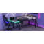 Lit mezzanine avec bureau Gaming, DEL