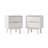 Aizlyn Mid-Century Modern Solid Wood Groove-Handle Nightstands-873594409