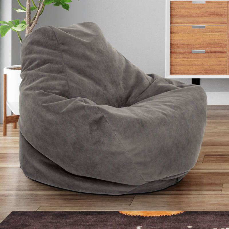 Fauteuil à billes Medium, Microfibre / microsuède moka