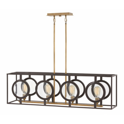 Fulham 4-Light Kitchen Island Linear Pendant