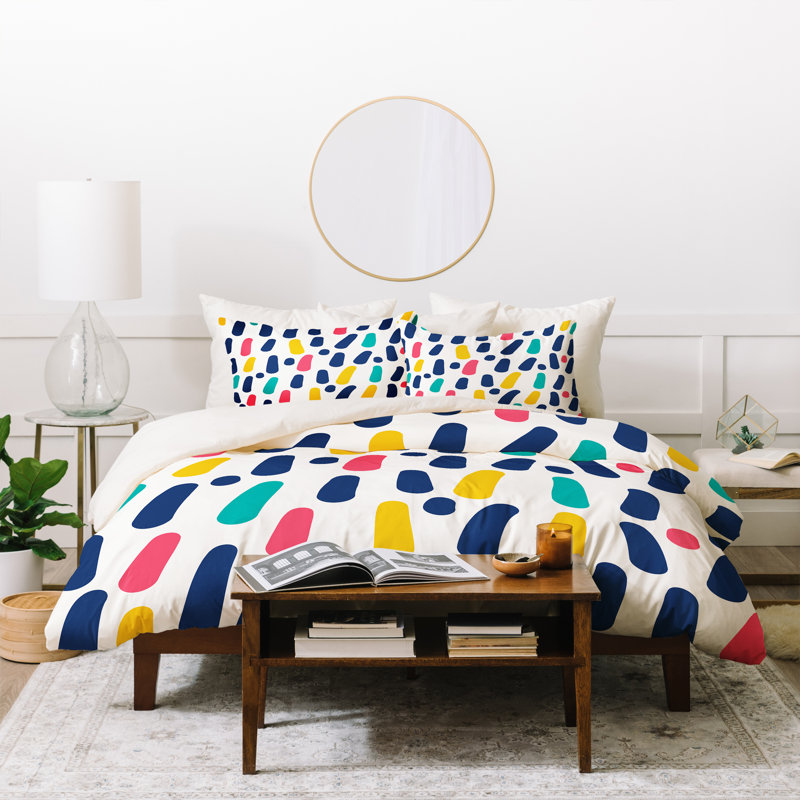 Modern & Contemporary Polyester Duvet Cover, Twin