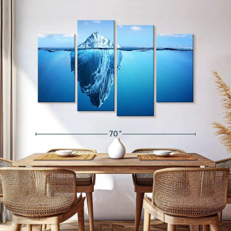 Iceberg submergé Alvord, H 42 po x l 68 po