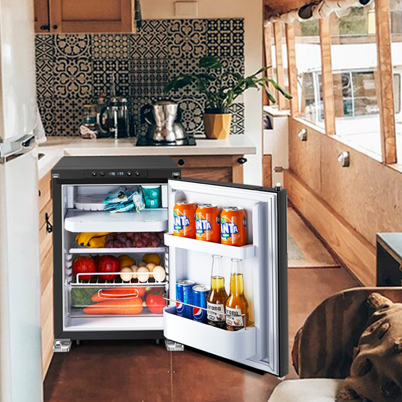 BODEGA 1.6 cu.ft Freestanding RV Fridge, Mini Fridge with Freezer