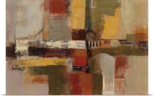 «Sunset Bridge Spice» par Aniessa, reproduction d'art, 16 po x 24 po, Toile