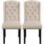 104cm H Tufted Polyester Blend Upholstered Side Chair-1467567065
